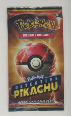 Pokemon TCG Pokemon Detective Pikachu 2 Booster Pack Sealed - Image 1