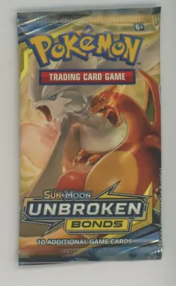 Pokemon TCG Sun & Moon Unbroken Bonds Booster Pack Sealed - Image 1