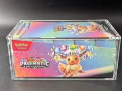 Pokemon SV8.5 Prismatic Evolutions Sealed Booster Bundle Display W/Acrylic Case - Image 4