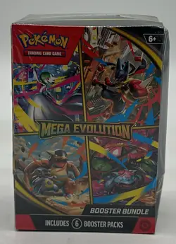 Pokemon TCG Mega Evolution Base Set Booster Bundle Box SEALED NEW - Image 1