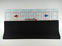 Ygomat 2-Player Master Rule 4 Card Link Zones Custom Playmat TCG CCG Duel Mat - Image 2
