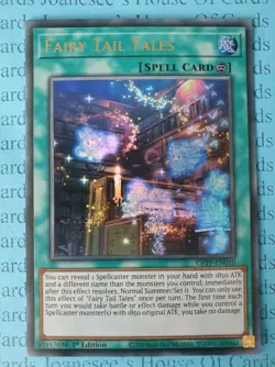 Fairy Tail Tales GFTP-EN010 Ultra Rare Yu-Gi-Oh Card 1st Edition New - Image 1