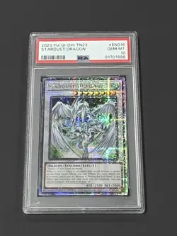 🔥🔥 2023 YU-GI-OH! TN23-EN016 STARDUST DRAGON LIMITED EDITION QCSR PSA 10 🔥🔥 - Image 1