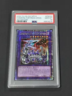 Yugioh 1st Ed Chimera Fortress Dragon QCSR GEM MINT PSA 10 MP24-EN022 - Image 1