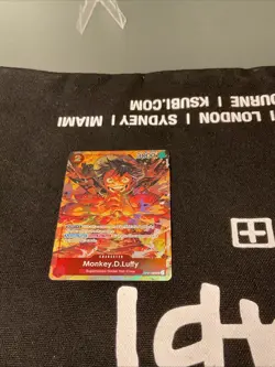 MONKEY D LUFFY - One Piece OP01-024 - AA SR Alt Art Super Rare - Romance Dawn - Image 3