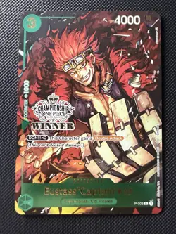 One Piece CCG Eustass"Captain"Kid Store Championship Vol. 2 Winner NM English - Image 1