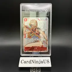 TAG GEM MINT 10 (984) Nami Parallel OP01-016 R 25th Edition ONE PIECE 345 - Image 1