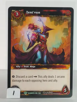Zeni'vun - War of the Elements 153/220 - World of Warcraft TCG ucommon - Image 2