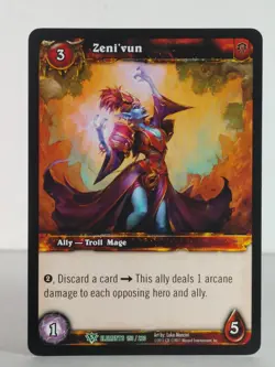 Zeni'vun - War of the Elements 153/220 - World of Warcraft TCG ucommon - Image 3