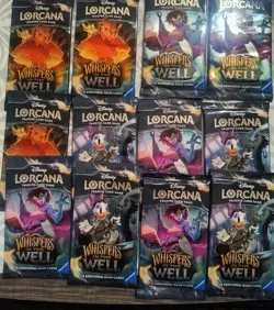 Disney Lorcana Whispers in the Well - More Than Half Of Booster Box (15 Packs) - Image 1