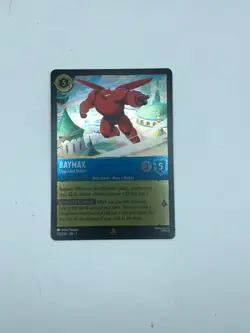 Disney Lorcana Archazia's Island Baymax Upgraded Robot Rare Cold Foil 175/204 - Image 1