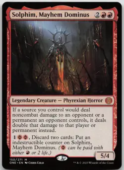 Solphim, Mayhem Dominus Phyrexia: All Will Be One 150 NM M - Image 1