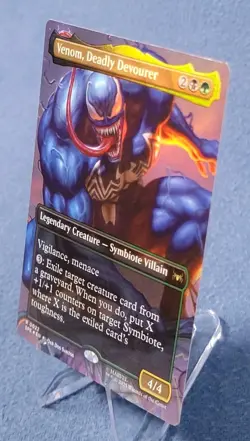 Magic: The Gathering Spider-Man: Eternal #22 Venom, Deadly Devourer (Borderless) - Image 1