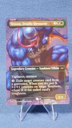 Magic: The Gathering Spider-Man: Eternal #22 Venom, Deadly Devourer (Borderless) - Image 2