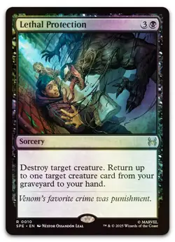 Lethal Protection #10 (Foil) (NM) Spider-Man SPE Magic MTG - Image 1