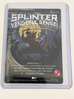 Ink-Eyes Servant of Oni Splinter Vengeful Sensei FOIL TMNT Secret Lair NM 2374 - Image 1