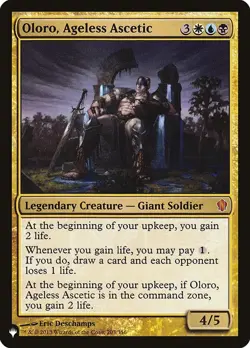 Oloro, Ageless Ascetic - The List Light Play, English Magic the Gathering MTG Th - Image 1