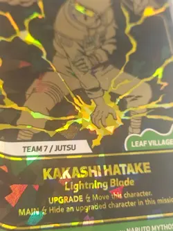 Naruto Mythos TCG – Kakashi Hatake Secret Rare 137/130 1st Edition - Image 2