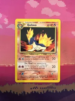 Pokemon Card Quilava Neo Genesis Uncommon 46/111 Near Mint - Image 1