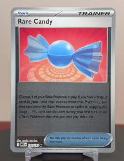 Pokemon Rare Candy #125/132 English Mega Evolution Reverse Holo - Image 1