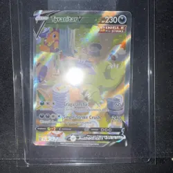Pokemon Tyranitar V (Alternate Full Art) 155/163 Swsh05: Battle Styles Holo - Image 1