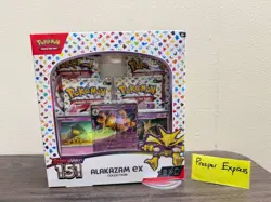 Pokemon TCG Alakazam Ex Collection Box Scarlet & Violet 151 Pokemon 2023 Sealed - Image 1