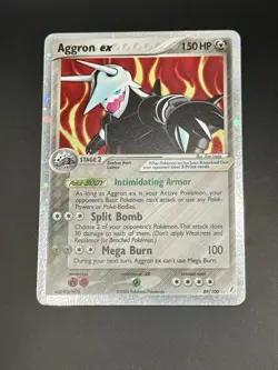 Aggron ex 89/100 Holo EX Crystal Guardians Pokemon Card - Image 1