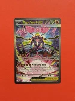 Mega Zygarde EX Pokemon TCG Holo Dragon 310 HP Gaia Wave Card 120/088 POR - Image 1