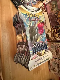 Pokemon Sword & Shield Silver Tempest Sleeved Booster Packs- Lot of 14 - Image 1