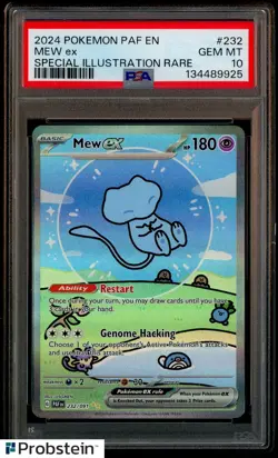 2024 Pokemon Paf En Special Illustration Rare #232 Mew Ex PSA 10 GEM MINT - Image 1