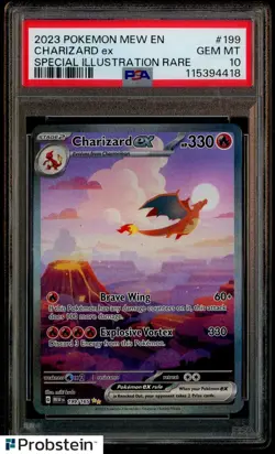 2023 Pokemon MEW EN Special Illustration Rare #199 Charizard ex PSA 10 GEM MINT - Image 1