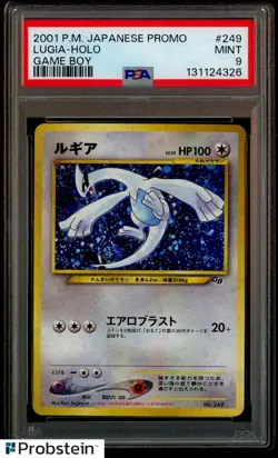 2001 Pokemon Japanese Promo Game Boy #249 Lugia Holo PSA 9 MINT - Image 1
