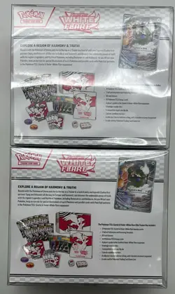 Lot of (2) Pokemon TCG White Flare Elite Trainer Boxes SEALED NEW - Image 2