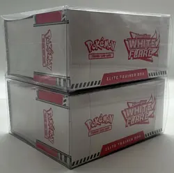 Lot of (2) Pokemon TCG White Flare Elite Trainer Boxes SEALED NEW - Image 3