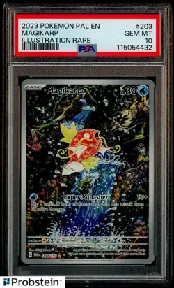 2023 Pokemon PAL EN Illustration Rare #203 Magikarp PSA 10 GEM MINT - Image 1