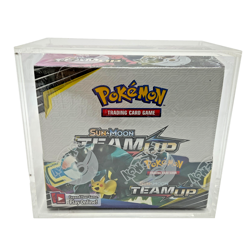 Pokemon TCG Sun & Moon Team Up Booster Box SEALED w/Acrylic Case - Image 1