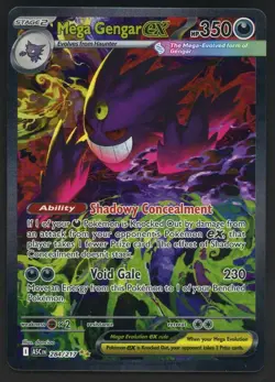 2026 Pokemon Ascended Heroes Mega Gengar Ex SIR #284 MINT - Image 1