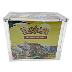 Pokemon TCG Sword & Shield Evolving Skies Booster Box SEALED w/Acrylic - Image 1