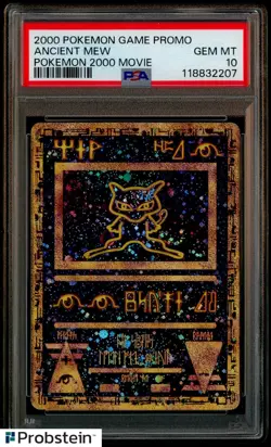 2000 Pokemon Game Promo Pokemon 2000 Movie Ancient Mew PSA 10 GEM MINT - Image 1