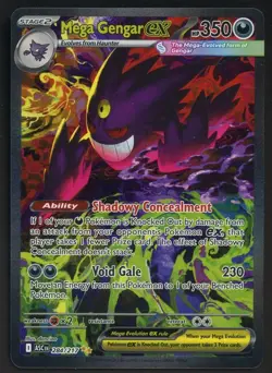 2026 Pokemon Ascended Heroes Mega Gengar Ex SIR #284 MINT - Image 1