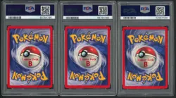 Lot of (3) 1999 Pokemon Game Trainer Deck B Squirtle Wartortle Blastoise PSA 10 - Image 2