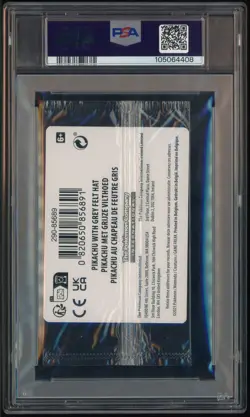 Pokemon Pikachu With Grey Felt Hat Van Gogh 085 Graded Sealed Promo PSA 10 - Image 3