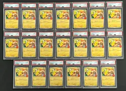 Lot Of (20) 2025 Pokemon M-P JP McDonald's #020 Pikachu PSA 10 GEM MINT - Image 1