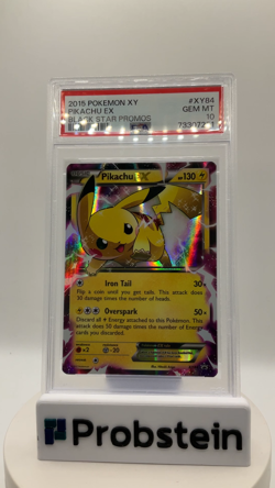 2015 Pokemon XY Black Star Promos #XY84 Pikachu Ex PSA 10 GEM MINT - Image 2