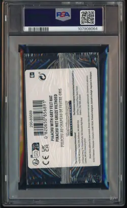 Pokemon Pikachu with Grey Felt hat Van Gogh 085 Graded Sealed Promo PSA 10 - Image 3