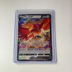 Pokemon TCG HO-OH V Silver Tempest 140/195 Holo Ultra Rare NM/Mint - Image 1