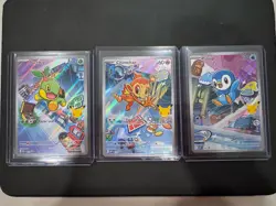 Chimchar, Piplup, Turtwig Pokemon 30th Anniversary First Partner Set of 3 Promo - Image 1