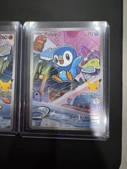 Chimchar, Piplup, Turtwig Pokemon 30th Anniversary First Partner Set of 3 Promo - Image 4