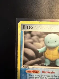 Pokemon TCG Squirtle Ditto Delta Species Card 64/113 Common 2005. - Image 3