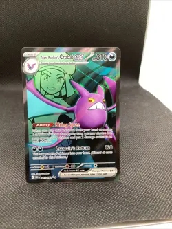 Team Rocket's Crobat ex 217/182 Sv10: Destined Rivals Holo Pokemon TCG NM - Image 1